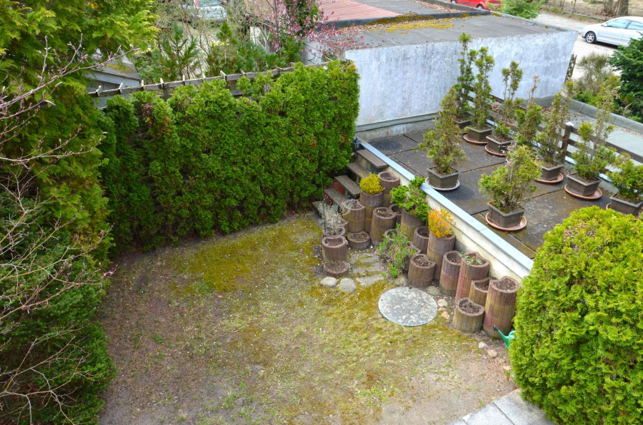 Der Garten von oben