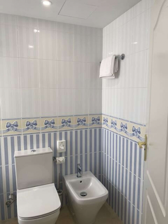 WC/Bidet Schlafen - blau