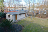 Das geräumige Gartenhaus